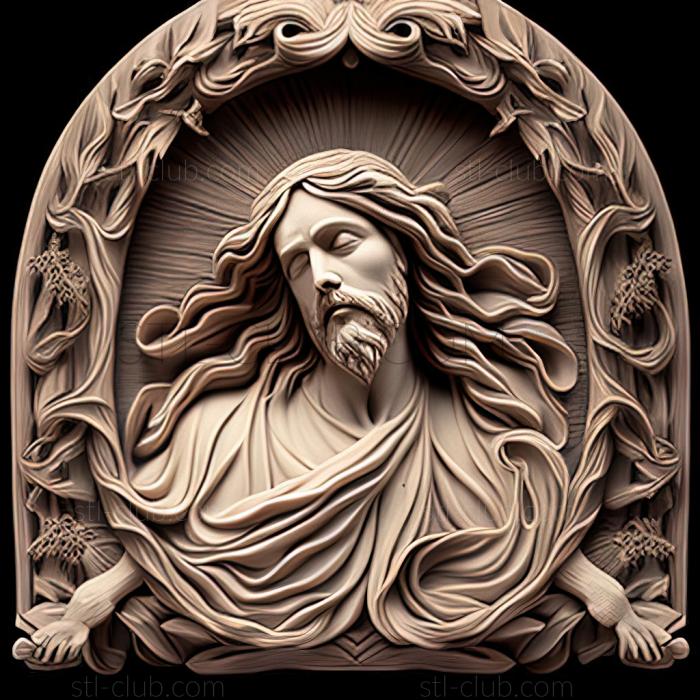 3D model st jesus (STL)